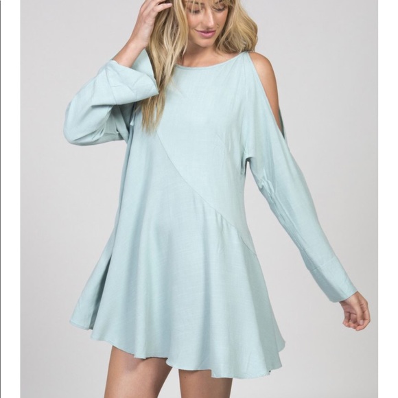 Free People Dresses & Skirts - Free People Clear Skies Solid Dress Tunic